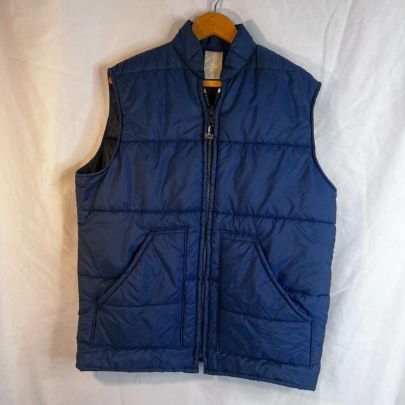 Walls Blizzard-Pruf Insulated Outerwear Puffer Vest Zip Up VTG Mens Chest 42-44 - Picture 10 of 11